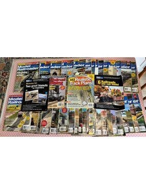 Mixed Lot Of 37 Model Railroader Magazines Mixed 2005 to 2025 issues + Specials